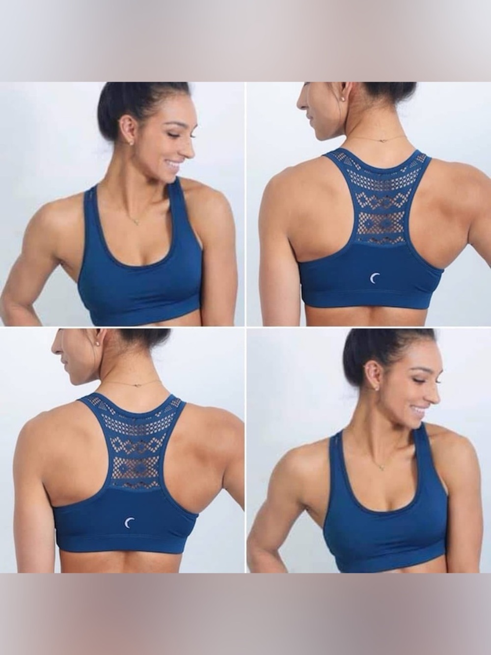 ZYIA Active Blue Padded Sports Bra